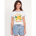 OldNavy Fitted Ribbed Ringer T-Shirt for Girls