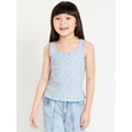OldNavy Printed Fitted Ribbed Tank Top for Girls