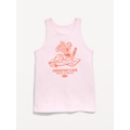 OldNavy Fitted Graphic Back-Cutout Tank Top for Girls