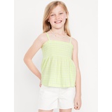 OldNavy Printed Smocked Jacquard-Knit Cami Top for Girls