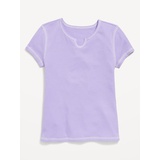 OldNavy Fitted Short-Sleeve Ribbed T-Shirt for Girls