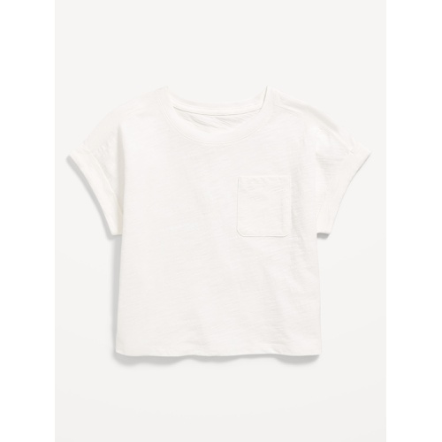 올드네이비 OldNavy Short-Sleeve Slub-Knit Pocket T-Shirt for Girls