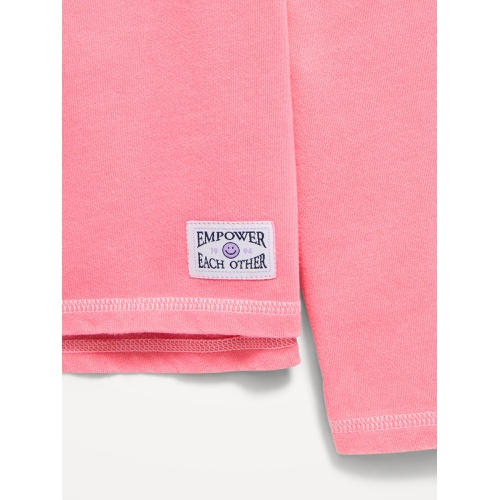 올드네이비 OldNavy Loose Long-Sleeve Graphic Top for Girls