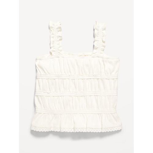 올드네이비 OldNavy Fitted Smocked Tank Top for Girls