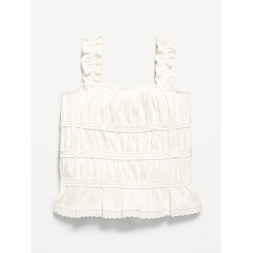 올드네이비 OldNavy Fitted Smocked Tank Top for Girls