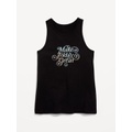 OldNavy Fitted Graphic Back-Cutout Tank Top for Girls