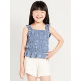 OldNavy Fitted Smocked Tank Top for Girls