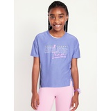 OldNavy CloudMotion Cropped Graphic Performance T-Shirt for Girls