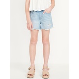 OldNavy High-Waisted Ripped Frayed-Hem Jean Shorts for Girls