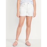 OldNavy High-Waisted Frayed-Hem Jean Shorts for Girls