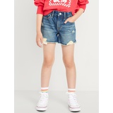 OldNavy High-Waisted Ripped Frayed-Hem Jean Shorts for Girls