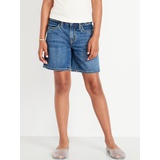 OldNavy High-Waisted Bermuda Jean Shorts for Girls