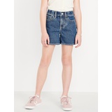 OldNavy High-Waisted Jean Midi Shorts for Girls