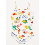 OldNavy Printed Back Cutout One-Piece Swimsuit for Girls