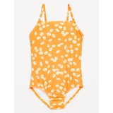 OldNavy Printed Back Cutout One-Piece Swimsuit for Girls