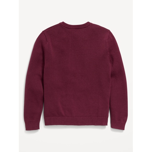 올드네이비 Long-Sleeve Solid V-Neck Sweater for Boys Hot Deal