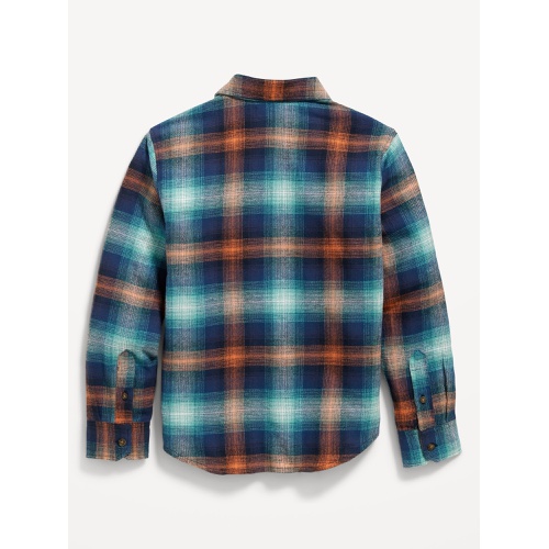 올드네이비 Soft-Brushed Flannel Pocket Shirt for Boys