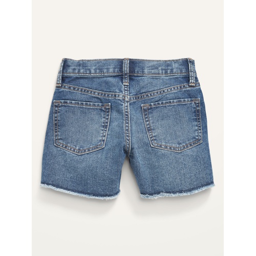 올드네이비 High-Waisted Frayed-Hem Jean Shorts for Girls