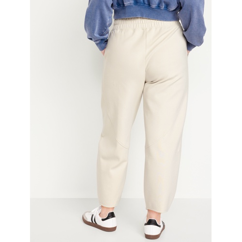 올드네이비 High-Waisted Dynamic Fleece Barrel-Leg Sweatpants
