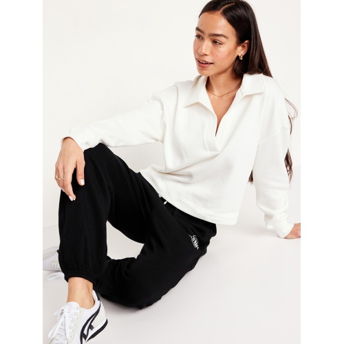올드네이비 Extra High-Waisted Logo Sweatpants