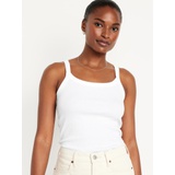 Fitted Rib-Knit Tank Top Hot Deal