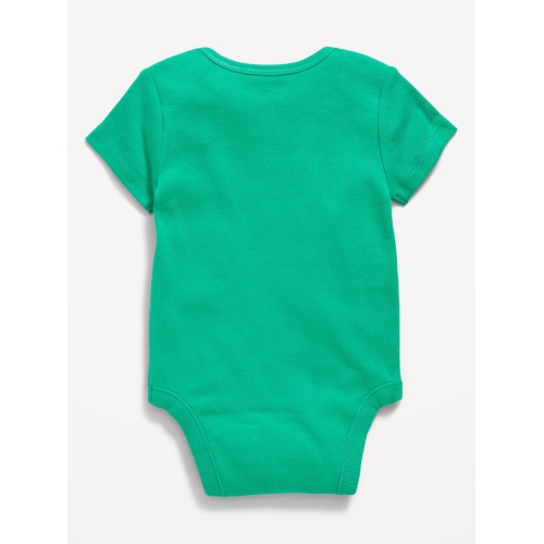 올드네이비 Unisex Short-Sleeve Graphic Bodysuit for Baby
