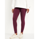 High-Waisted Jersey Ankle Leggings