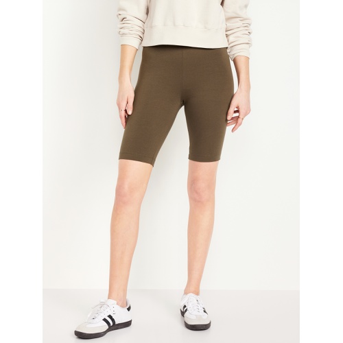올드네이비 High-Waisted Biker Shorts -- 10-inch inseam Hot Deal