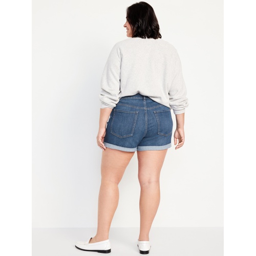 올드네이비 High-Waisted Wow Jean Shorts -- 3-inch inseam Hot Deal