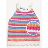 Crochet-Knit Tank Top for Girls Hot Deal