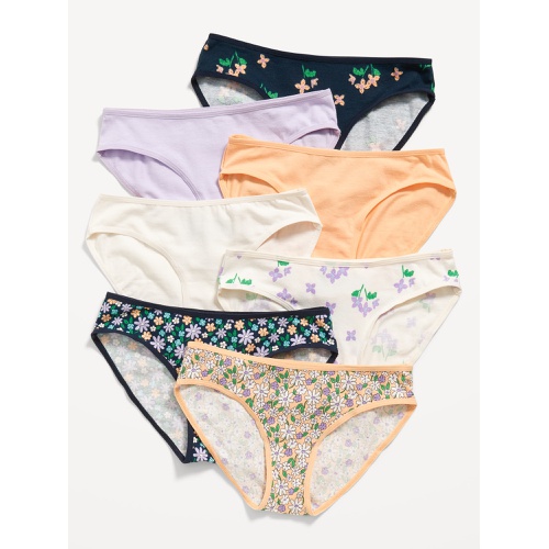 올드네이비 Printed Bikini Underwear 7-Pack for Girls