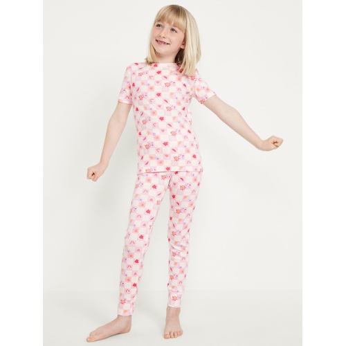 올드네이비 Printed Snug-Fit Pajama Set for Girls