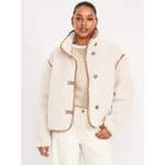 Oversized Sherpa Aviator Jacket
