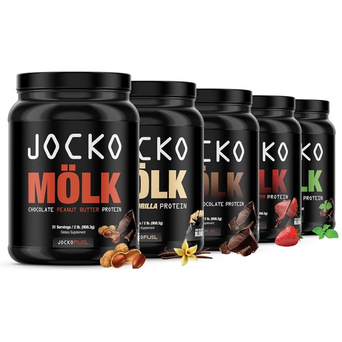  Origin Jocko Moelk Whey Protein Powder (Chocolate Peanut Butter) - Keto, Probiotics, Grass Fed, Digestive Enzymes, Amino Acids, Sugar Free Monk Fruit Blend - Supports Muscle Recovery and G