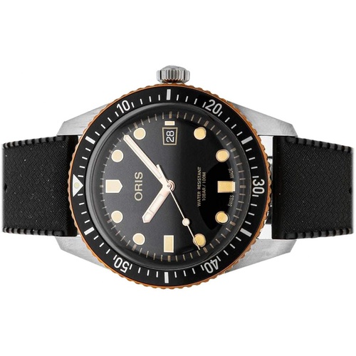  Oris Divers Mechanical(Automatic) Black Dial Watch 01 733 7720 4354-07 4 21 18 (Pre-Owned)