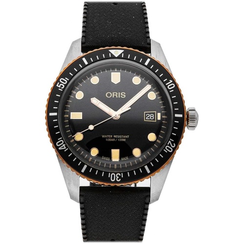  Oris Divers Mechanical(Automatic) Black Dial Watch 01 733 7720 4354-07 4 21 18 (Pre-Owned)