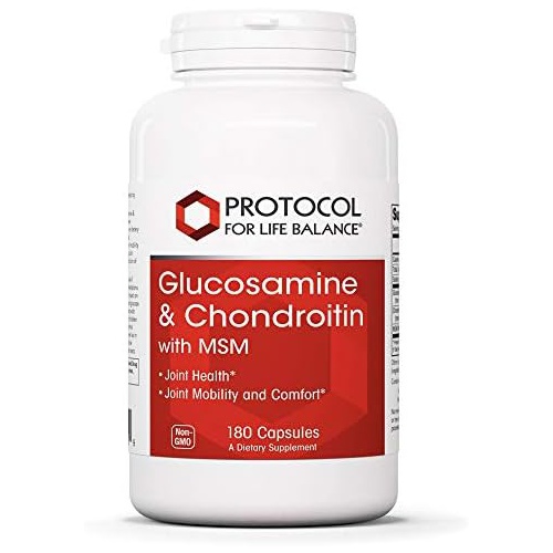  Protocol For Life Balance - Glucosamine and Chondroitin with MSM - 180 Capsules