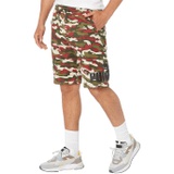 PUMA Big & Tall Camo All Over Print Fleece Shorts