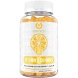PUREFINITY Vitamin C Gummies - Extra Strength Ascorbic Acid Immune Booster Formulated for Immune System Support for Adults & Kids  GMO & Gluten Free, Vegan, Citrus Orange Pectin Antioxidant