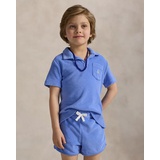 Terry Polo Shirt & Short Set