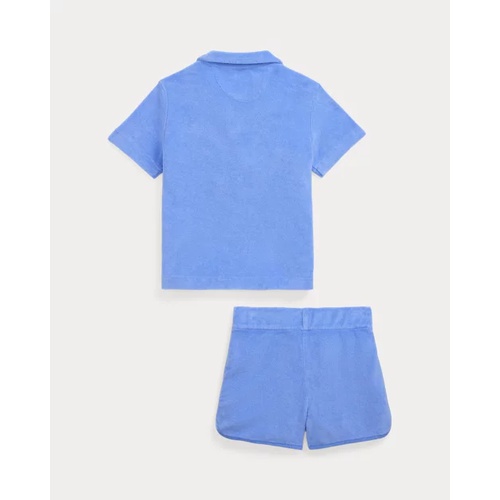 폴로 랄프로렌 Terry Polo Shirt & Short Set