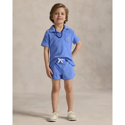 폴로 랄프로렌 Terry Polo Shirt & Short Set
