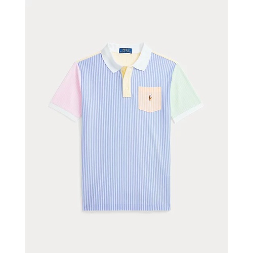 폴로 랄프로렌 Striped Oxford Mesh Polo Shirt