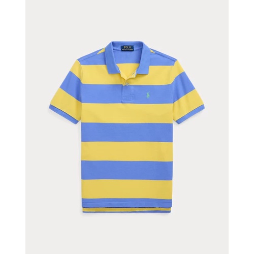 폴로 랄프로렌 Striped Cotton Mesh Polo Shirt