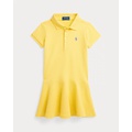 Stretch Mesh Polo Dress