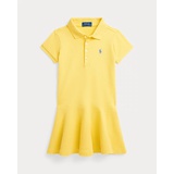 Stretch Mesh Polo Dress