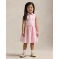 Belted Cotton Oxford Shirtdress