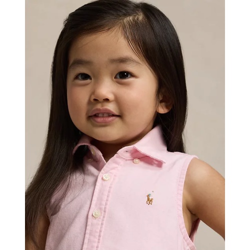 폴로 랄프로렌 Belted Cotton Oxford Shirtdress