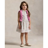 Floral Cotton Oxford Shirtdress