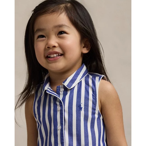 폴로 랄프로렌 Striped Cotton Poplin Shirtdress